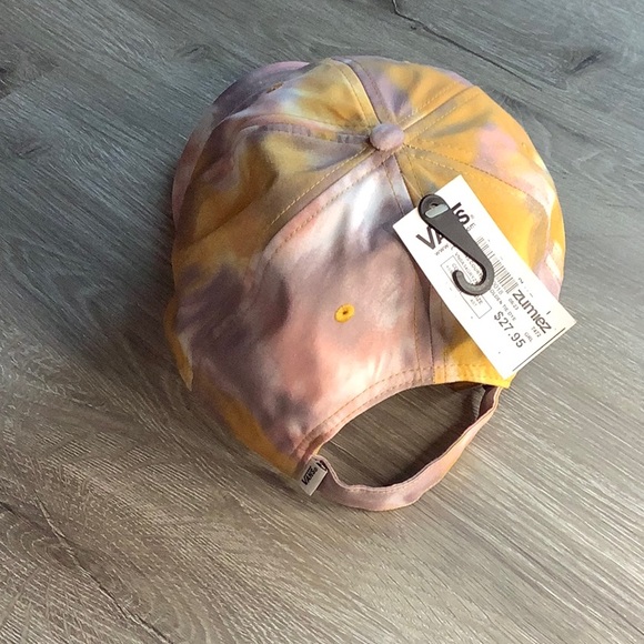 ๐HP๐ Vans Tie-Dye yellow & pink baseball Cap - Picture 3 of 9